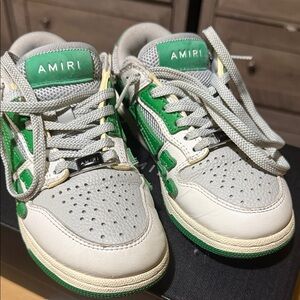 AMIRI Kids Sneakers in Green, white and Gray
